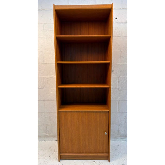 Mid-Century Modern Mid-Century Modern Danish Teak Bookcase For Sale - Image 3 of 10