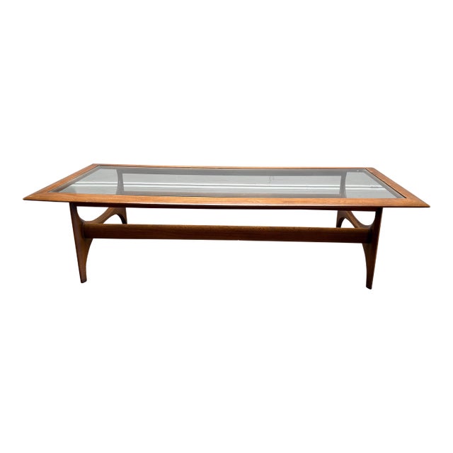 1960s Mid Century Modern Lane “ Silhouette” Coffee Table For Sale