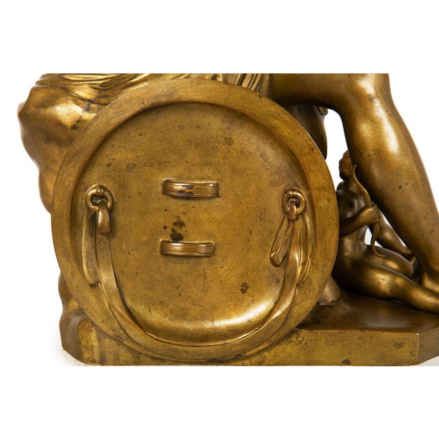 Fine Grand Tour Italian Bronze Sculpture of Ludovisi Ares (Mars) Ca. 1872 For Sale - Image 12 of 18