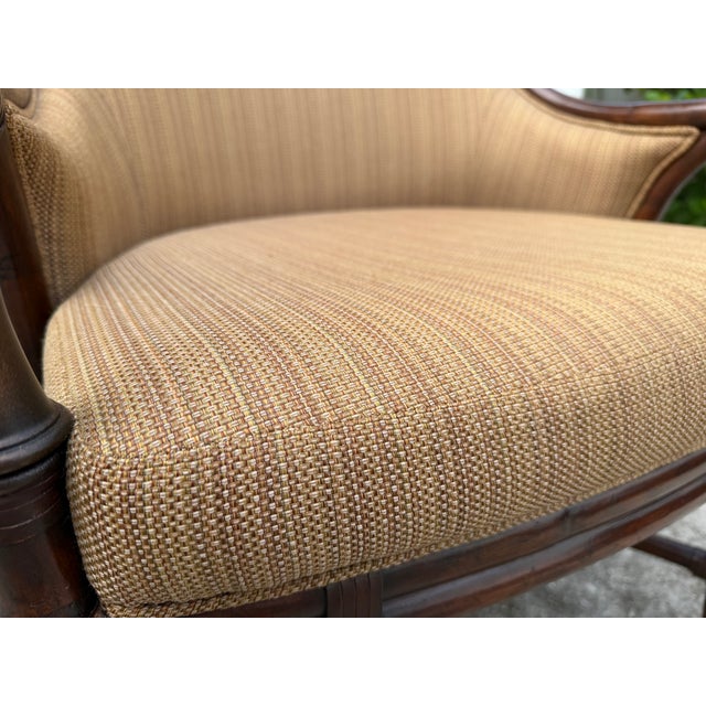 Lexington Tommy Bahama Landara Collection Chair Pair, Rattan Dining Chair, Host Chairs For Sale - Image 13 of 14