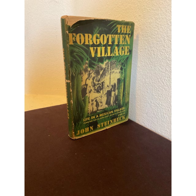 Textile Vintage John Steinbeck First Edition Book " the Forgotten Village With Original Dust Jacket (1941) For Sale - Image 7 of 12