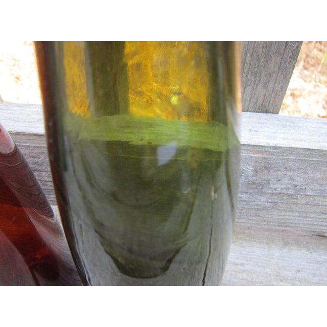 Antique Hock Wine Bottle Lot, Tall Long Neck- Gorgeous Set With a Story For Sale - Image 11 of 18