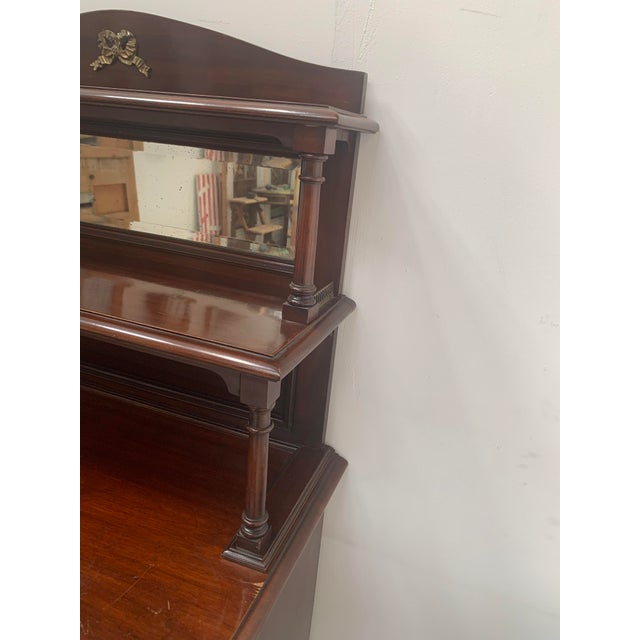 Empire Style Mahogany Cupboard For Sale - Image 10 of 12