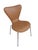 Tan Mid-Century Stackable Dining Reception Chairs in the style of Fritz Hansen, Set of 7 For Sale - Image 8 of 13