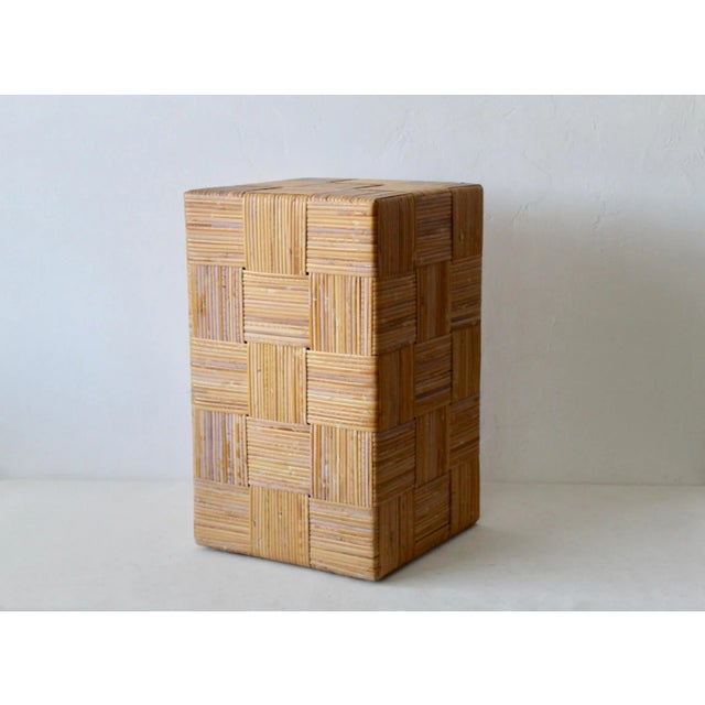 Harvey Probber Artisan Cane Stool For Sale - Image 13 of 13