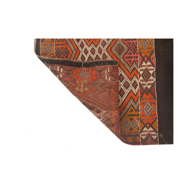 1970s Vintage Decorative Small Kilim Rug - 3`6" X 4`9" For Sale - Image 5 of 6