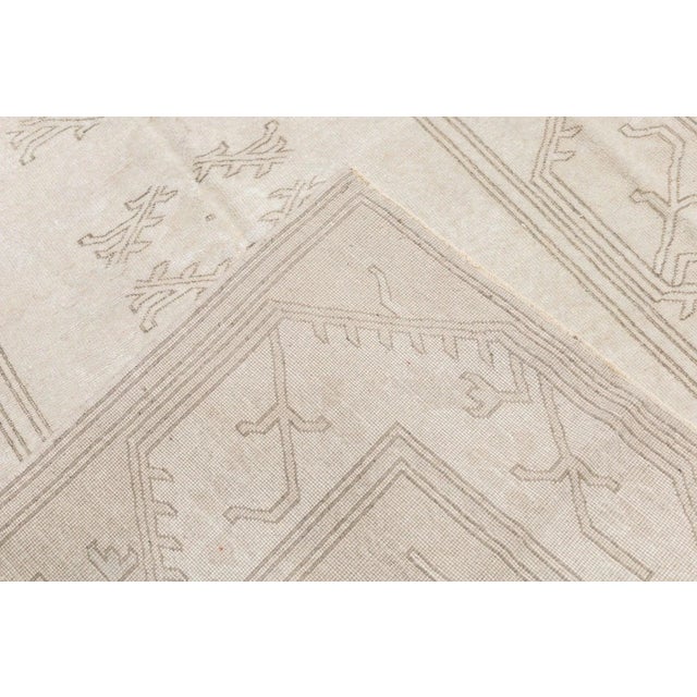 Early 21st Century Oushak Rug 6'7'' X 9'5'' For Sale - Image 5 of 12