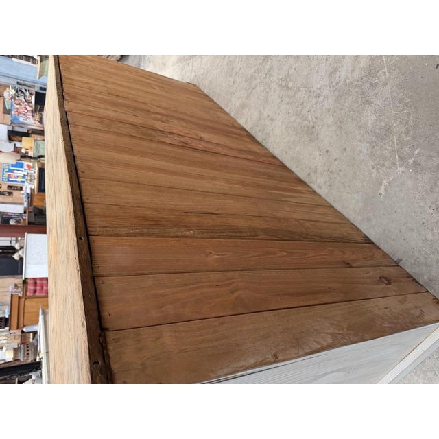 Handcrafted Gray-Patinated Sideboard For Sale - Image 12 of 13
