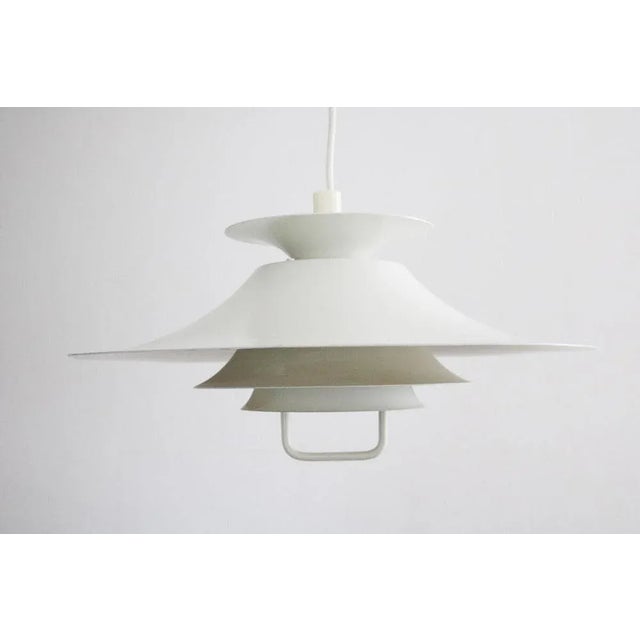 Metal Scandinavian Danish Pendant Lamp, 1970s For Sale - Image 7 of 7