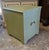 Vintage Sage Green Apothecary Drawers Side Table For Sale - Image 9 of 10
