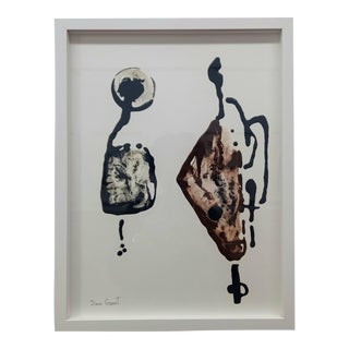 'Duality' #2 - Framed Abstract Figurative Original Oil Painting by Diane Grant For Sale