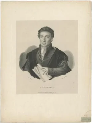 Lemonnier, Portrait of Ludwig Franz Joseph Dumbeck, 1827, Paper