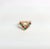 V Shaped Synthetic Ruby & Emerald 14k Yellow Gold, Size 6 For Sale - Image 4 of 5