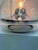 1970s Space Age Glass and Chrome Dome Table Lamp from VeArt, 1970s For Sale - Image 5 of 8