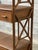 Brown 1980s British Colonial Style Bamboo, Cane, and Rattan Freestanding Shelf/ Etagere For Sale - Image 8 of 10