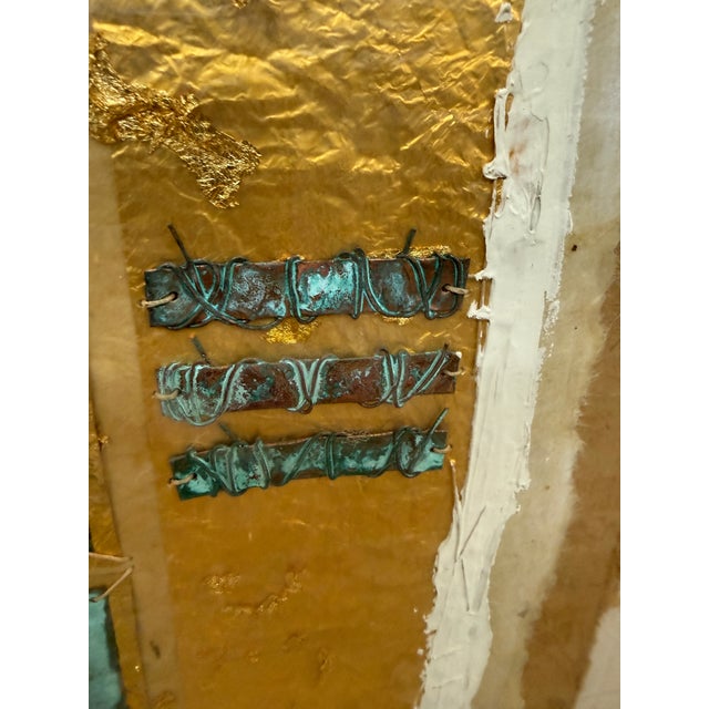 Kara Young "Ancient Dreams" Mixed Media Art, Framed For Sale - Image 10 of 12