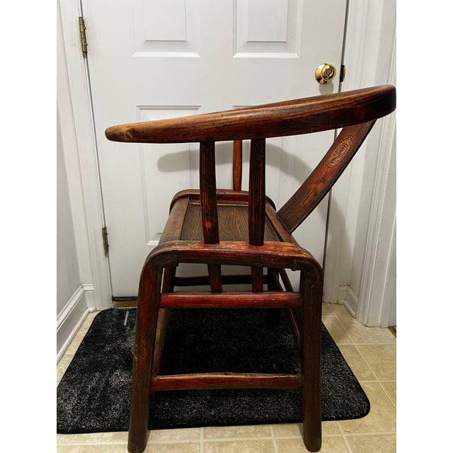 Early 19th Century Chinese Barrel Ming Chair For Sale - Image 4 of 6