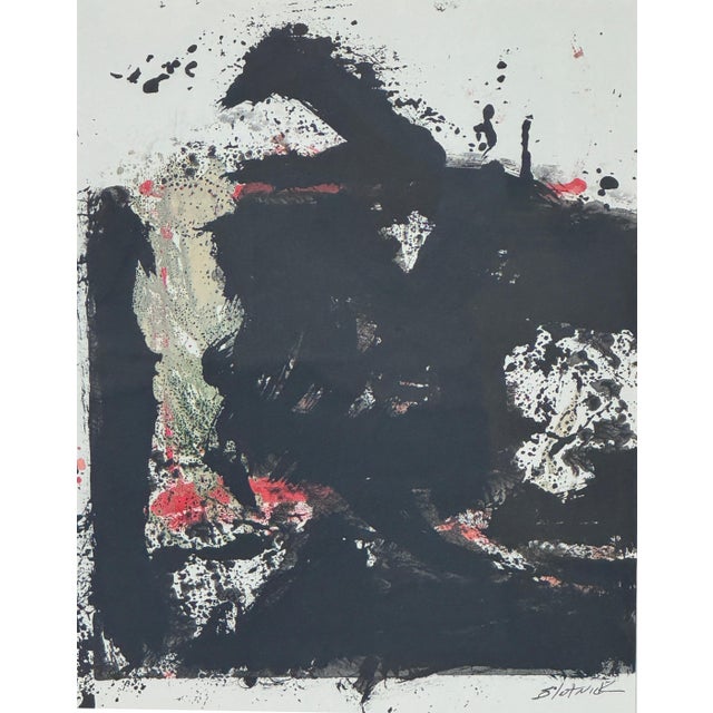 Merv Slotnick, American, 1941-.Born 1941 in Lansing, Michigan, Slotnick is a abstract expressionist known for his works on...
