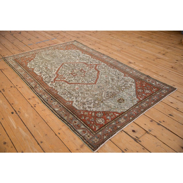 Antique Fine Distressed Malayer Rug - 3'11" x 6'2" For Sale In New York - Image 6 of 11