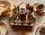 Antique Edwardian American Silverplate Egg Cup Set, Six Cups and Six Spoons on Footed Tray - 13 pcs For Sale - Image 10 of 18