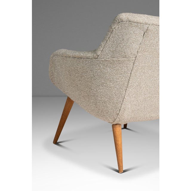 Rare Restored Mid-Century Modern 'Holiday' Series Lounge Chair by Lawrence Peabody for Selig Danish Line, Usa, C. 1955 For Sale - Image 13 of 18