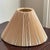 Mid-Century Modern Vintage Mid-20th Century Inverted Knife Pleat Empire Lamp Shade For Sale - Image 3 of 12