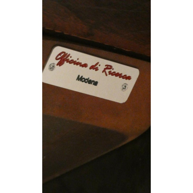 1990s Italian Industrial Mahogany Dining Table from Officina di Ricerca, 1990s For Sale - Image 5 of 18