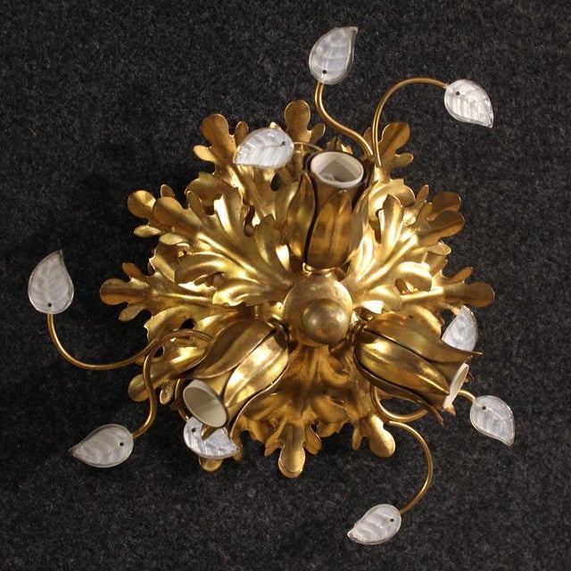 Metal Ceiling Light from Banci Firenze, 1980 For Sale - Image 7 of 13