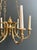 1900s Empire Bronze with Golden Eagle Heads and Flame Chandelier For Sale - Image 10 of 12