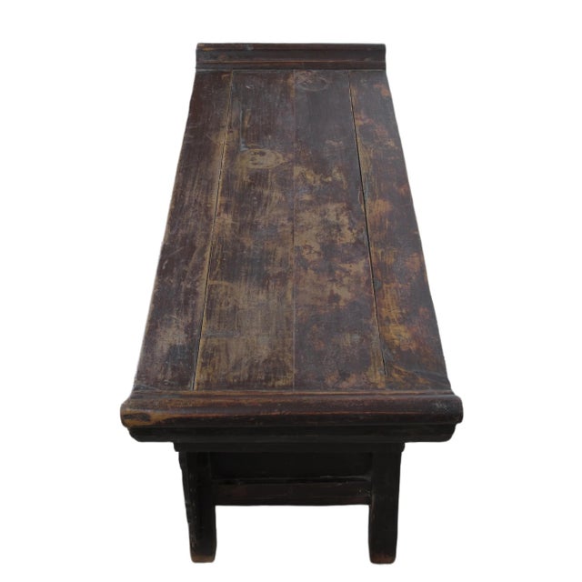 Wood Hard Carved Antique Accent Table For Sale - Image 7 of 9