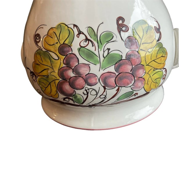 1980s Ceramica Toscana Maestri Artigiani Italiani Large Planter For Sale - Image 10 of 10