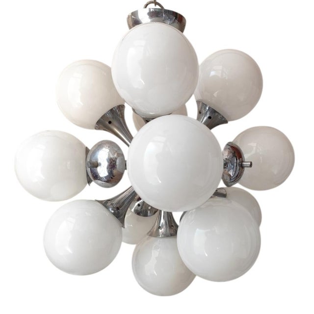 1950s Vintage Sputnik Lamp, 1950s For Sale - Image 5 of 8