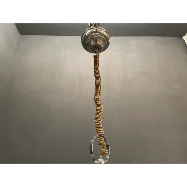 Mid-Century Modern Mid-Century Murano Glass Pendant Light by Mazzega For Sale - Image 3 of 8