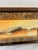 Vintage Framed Coastal Landscape Artwork With Cork Mat For Sale - Image 4 of 8