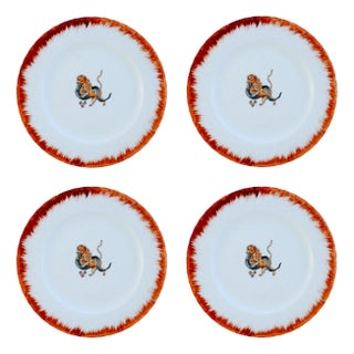 P10 Dinner Plates by Lithian Ricci, Set of 4 For Sale