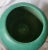 1960s Vintage West German Modernist Green Matte Finish Vase For Sale - Image 5 of 11