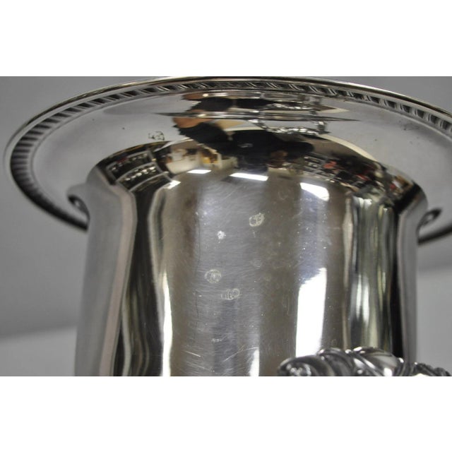 Vintage Fb Rogers Silver Plated Trophy Cup Urn Champagne Chiller Ice Bucket For Sale - Image 11 of 16