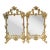 Antique Rococo Cast Brass Portrait Frames Hinged Pair For Sale