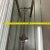 1950s Iron and Beveled Glass Brutalist Industrial Iron Console Sofa Table For Sale - Image 11 of 11