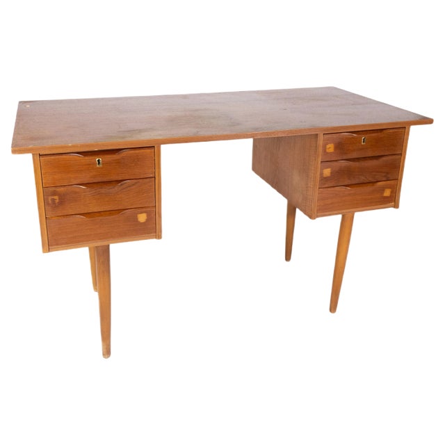 Danish Desk in Teak, 1960s For Sale
