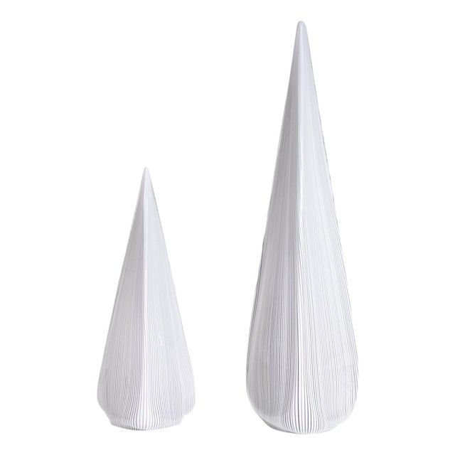 1970s Pair of Italian Art Glass table Lamps For Sale