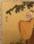 Early 20th Century Antique Chinese Painting on Fine Silk of a Scholar or Sage, in Orange Robe, Framed & Signed For Sale - Image 5 of 6