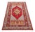 1950s Vintage Kirsehir Rug in Red and Gold With Geometric Medallion - Rug & Kilim For Sale - Image 5 of 7