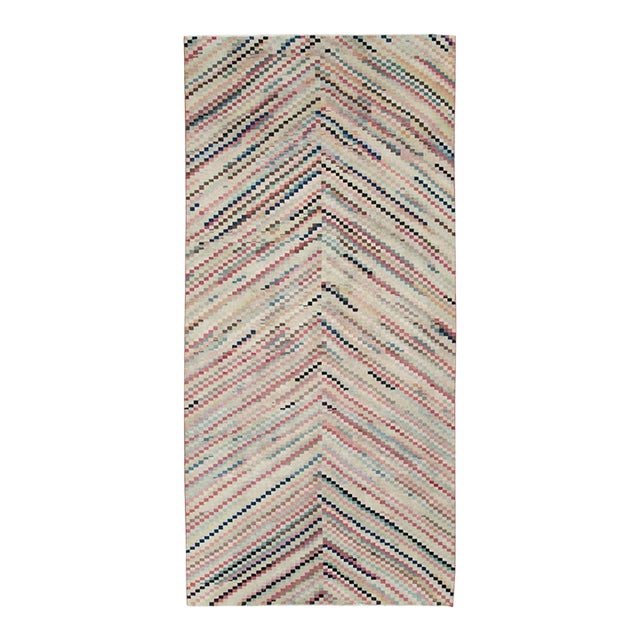 Galerie Shabab Collection Mid-20th Century Handmade Turkish Anatolian Gallery Rug For Sale