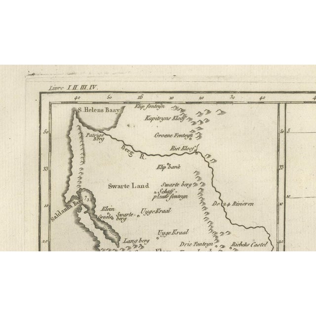 Paper Antique African Sea Chart, 1780 For Sale - Image 7 of 10