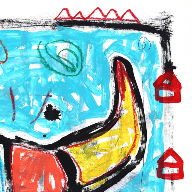 Art Deco Rodeo Mirage - Abstract Color Drenched Western Inspired Artwork by Gary John For Sale - Image 3 of 6