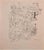Mino Maccari, The Gardener, Ink Drawing, 1960s For Sale