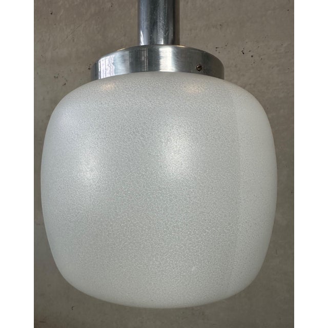 Vintage Pendant Lamp in Glass from Aka Electric, 1970s For Sale - Image 3 of 14