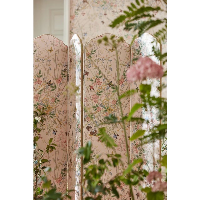 Traditional Sanderson Bambi Fabric in Neapolitan - a Sample For Sale - Image 3 of 3