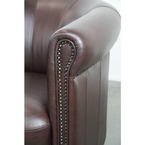 Club Chairs in Cowhide Leaher, Set of 2 For Sale - Image 15 of 16